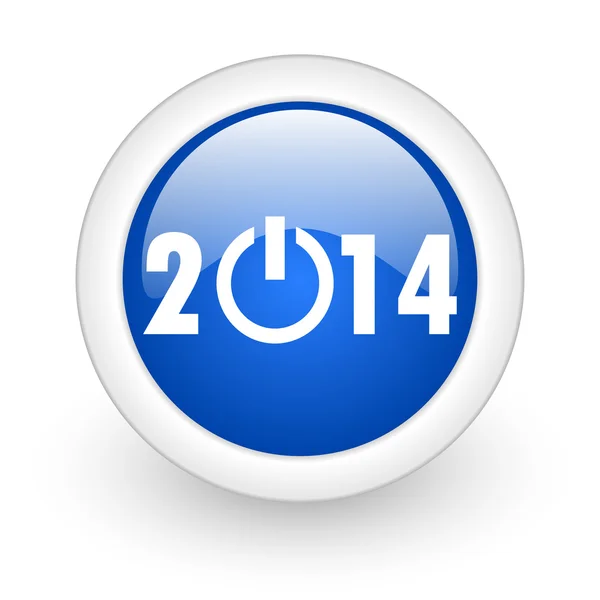 Año 2014 icono — Foto de Stock