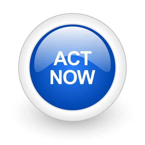 Act now icon — Stock Photo, Image