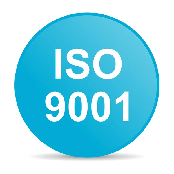 Iso 9001 internet 图标 — 图库照片