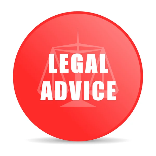 Asesoramiento legal icono web —  Fotos de Stock