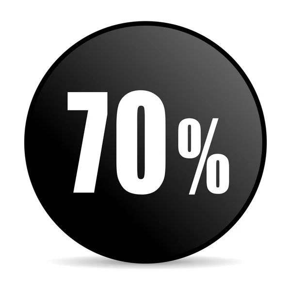 70 percent icon — Stock Photo, Image