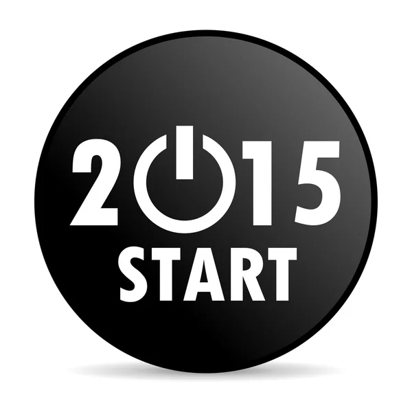 Ícone de ano novo 2015 — Fotografia de Stock