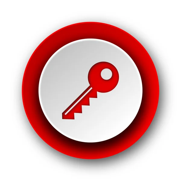 Key red modern web icon on white background — Stock Photo, Image