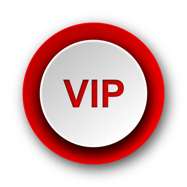 Vip rot modernes Web-Symbol auf weißem Hintergrund — Stockfoto