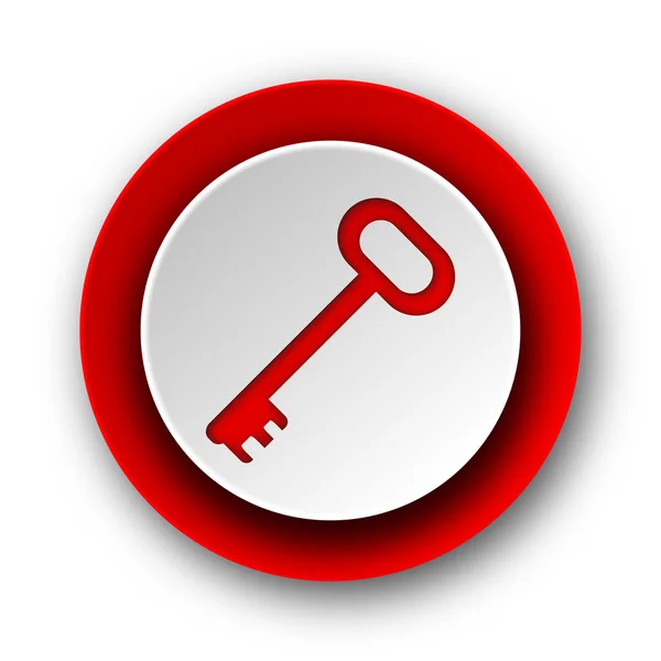 Key red modern web icon on white background — Stock Photo, Image