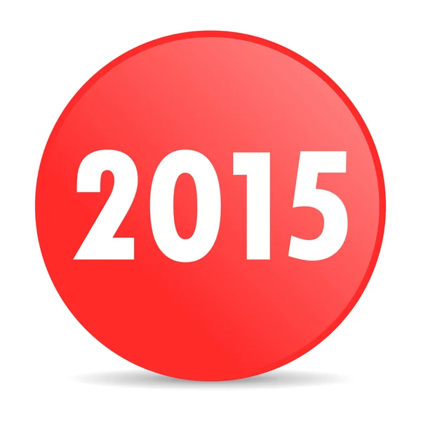 Año nuevo 2015 icono web —  Fotos de Stock