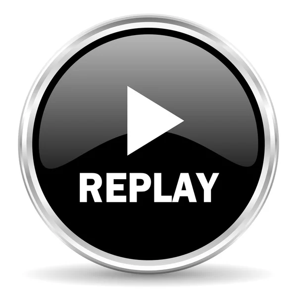 Replay internet icon — Stock Photo, Image