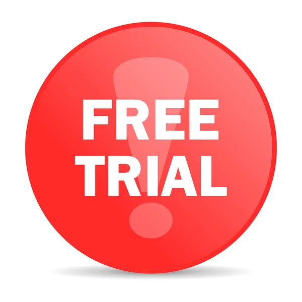 Free trial web icon — Stock Photo, Image