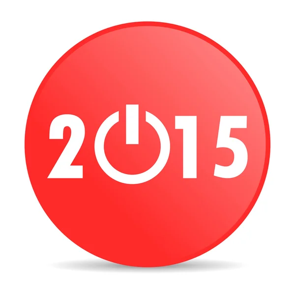 Nuovo anno 2015 icona web — Foto Stock