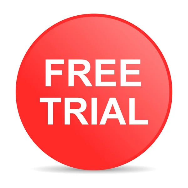 Free trial web icon — Stock Photo, Image