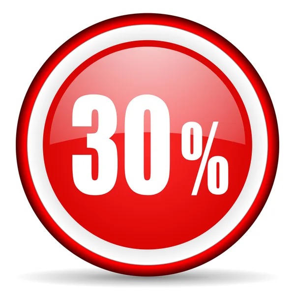 30 percent web icon — Stock Photo, Image