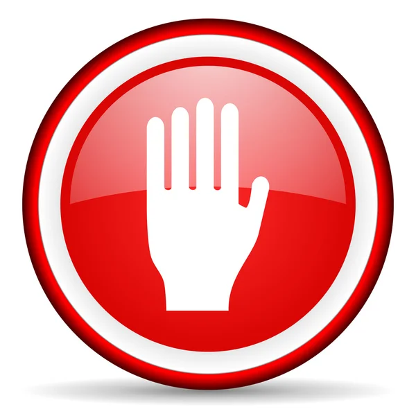 Stop web icon — Stock Photo, Image