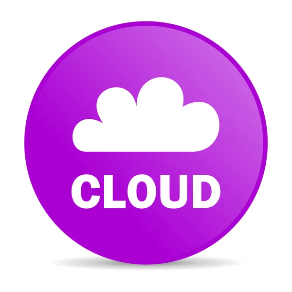 Nube icono web —  Fotos de Stock