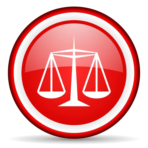 Justitie web pictogram — Stockfoto