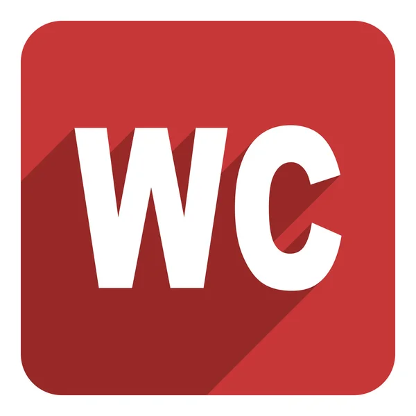 WC Flat pictogram — Stockfoto