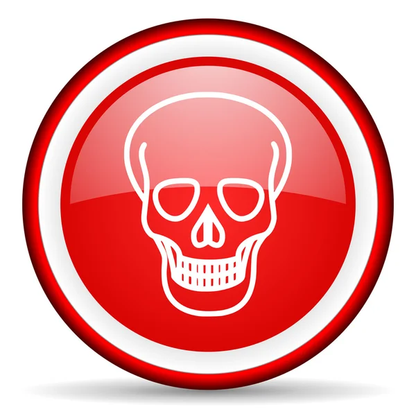 Skull web icon — Stock Photo, Image