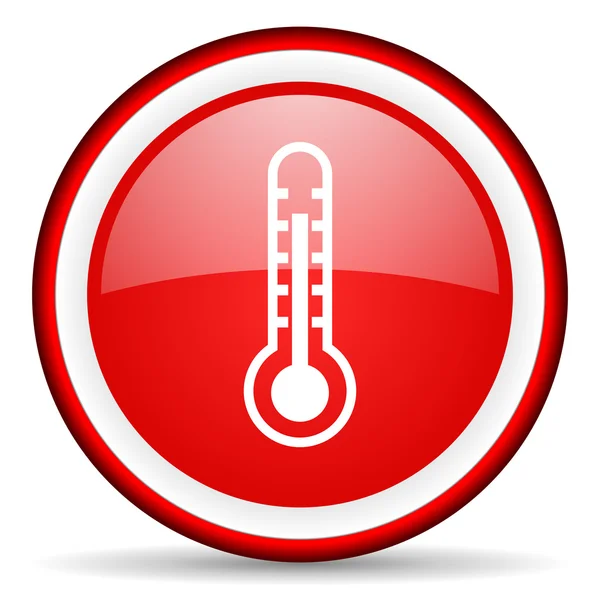 Icono web del termómetro — Foto de Stock
