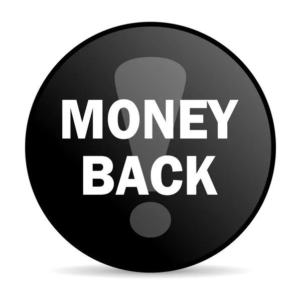 Ícone dinheiro de volta — Fotografia de Stock
