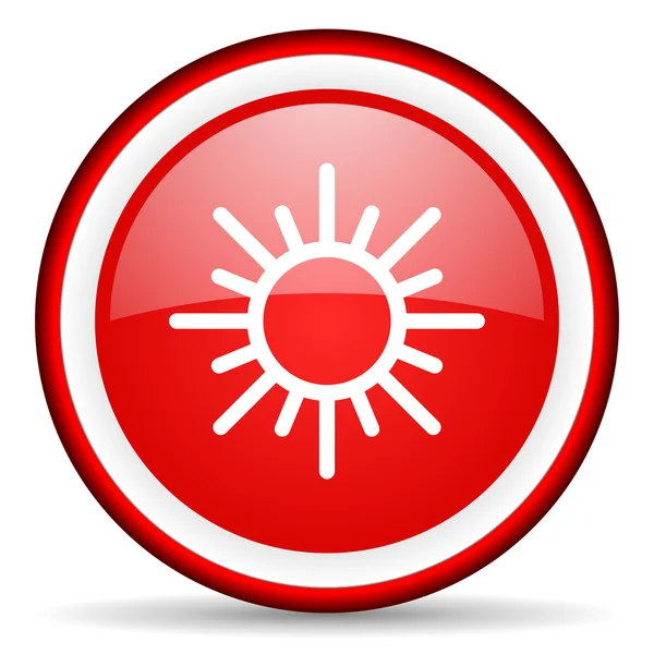 Sun web icon — Stock Photo, Image