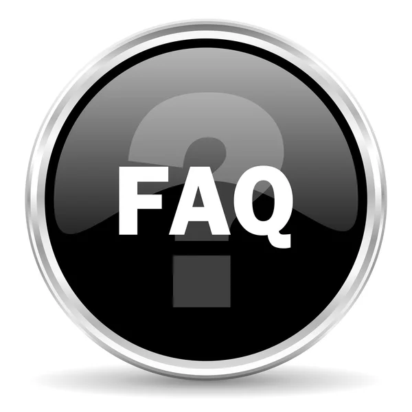 Піктограма інтернет FAQ — стокове фото