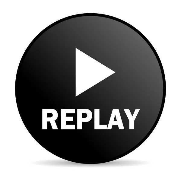 Replay icon — Stock Photo, Image