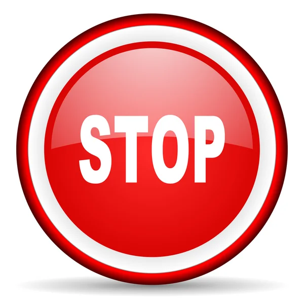 Stop web icon — Stock Photo, Image