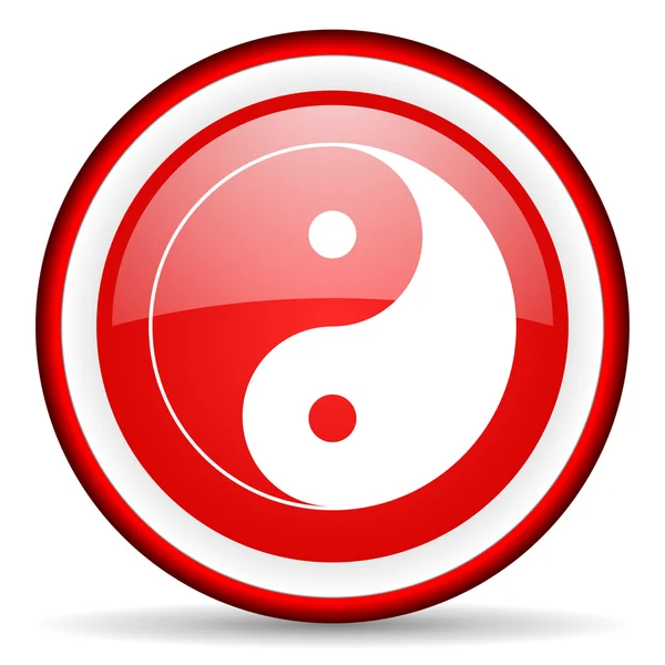 Ying ikona sieci yang — Zdjęcie stockowe