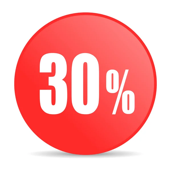 30 percent web icon — Stock Photo, Image