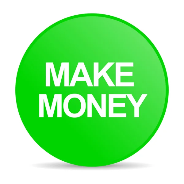 Make money internet icon — Stock Photo, Image