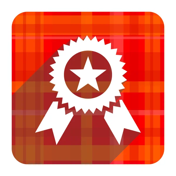 Award red flat icon isolated — Stock Photo, Image