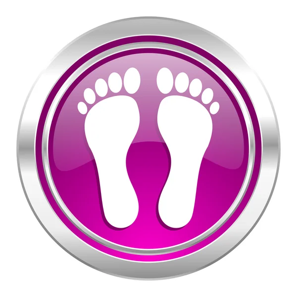 Fußviolett-Symbol — Stockfoto
