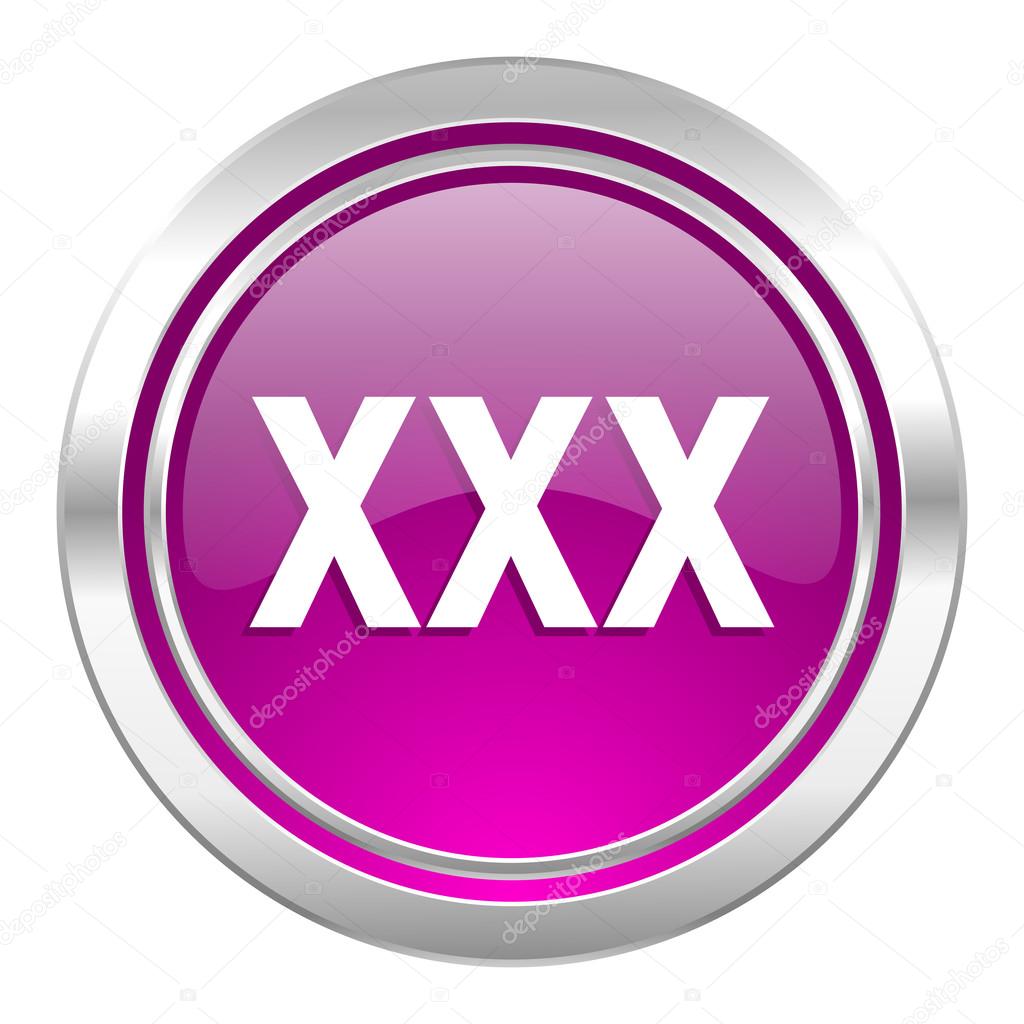 Xxx Violet Icon Porn Sign Stock Photo Xxx Violet Icon Porn Sign Stock Photo