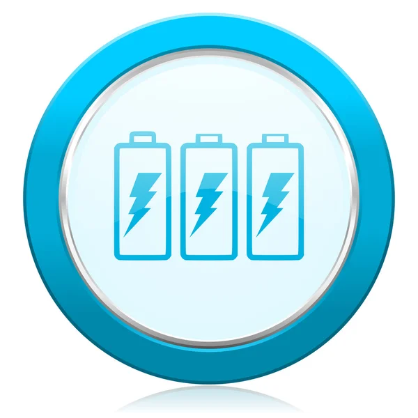 バッテリー アイコン電源記号 — ストック写真