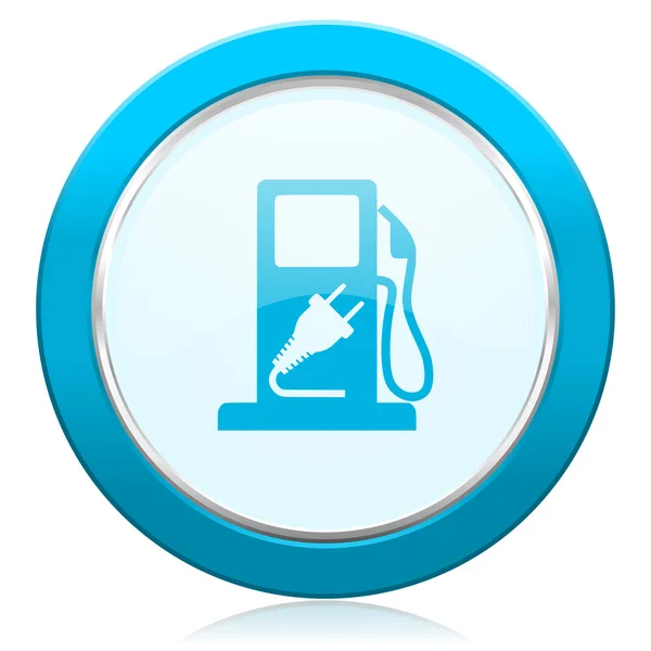 Icono de combustible signo de combustible híbrido —  Fotos de Stock