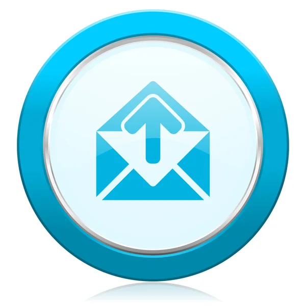 Ícone de e-mail post mensagem sinal — Fotografia de Stock