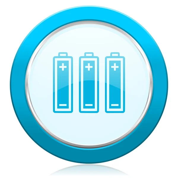 Battery icon power sign — Stock Photo, Image