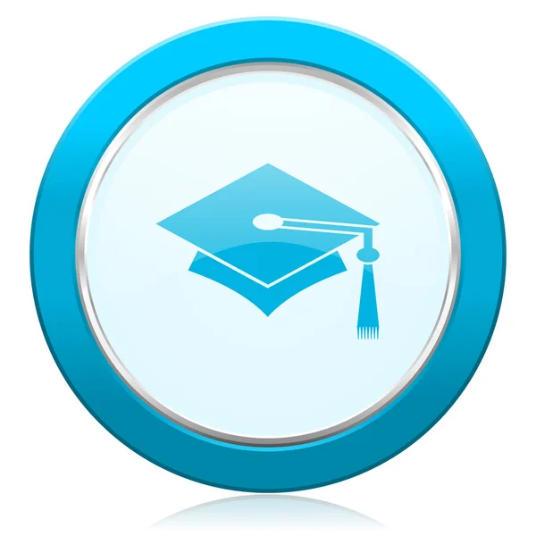 Education icon graduation sign — Stock Photo, Image