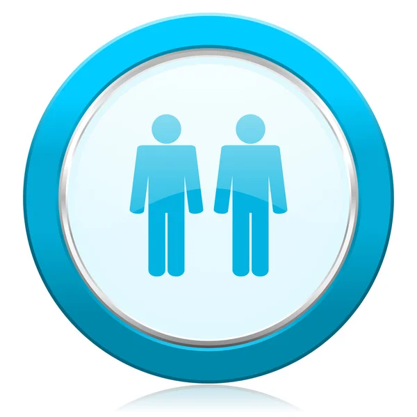 Couple icon people sign team symbol — Stock Photo, Image