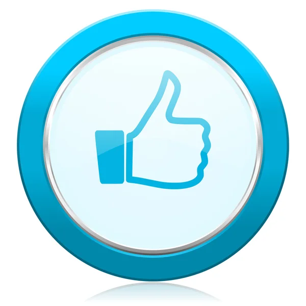 Like icon thumb up sign — Stock Photo, Image