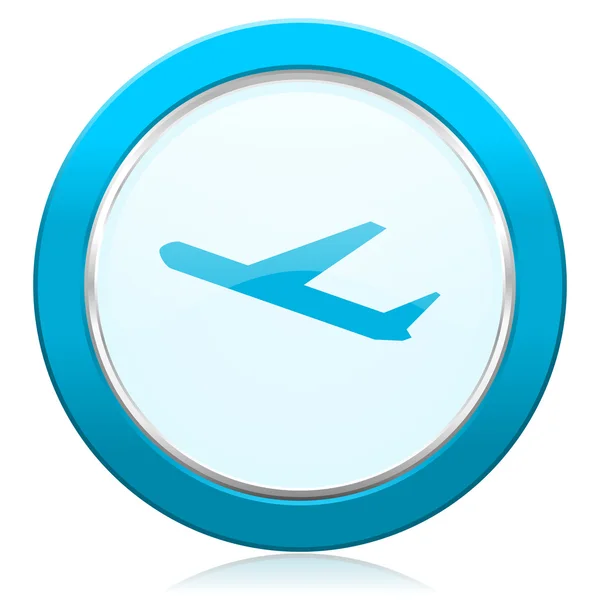 Deparures icon plane sign — Stock Photo, Image