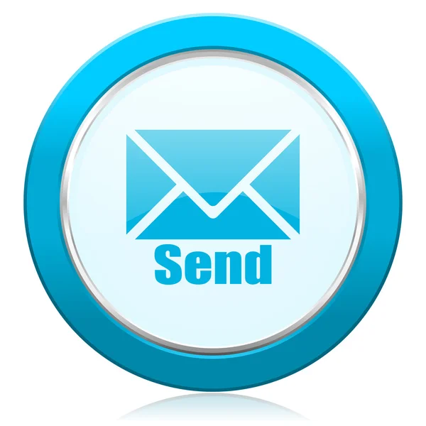 电子邮件图标邮政标志 — 图库照片