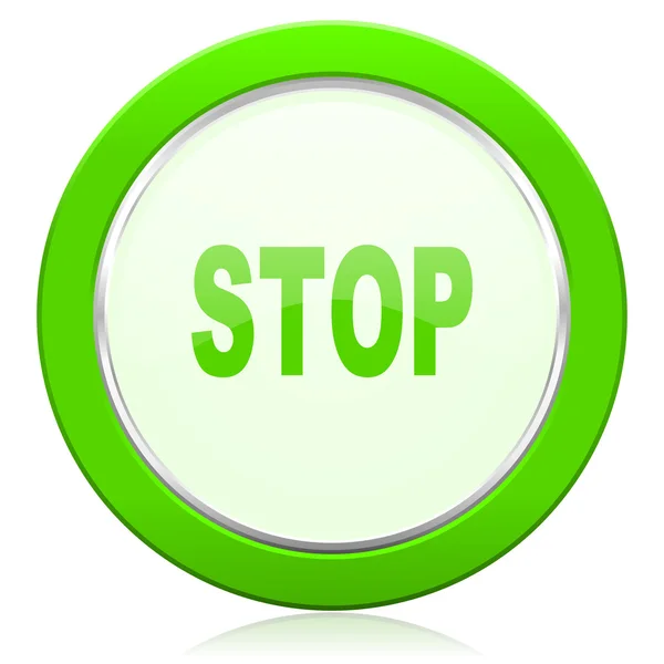 Stop pictogram — Stockfoto