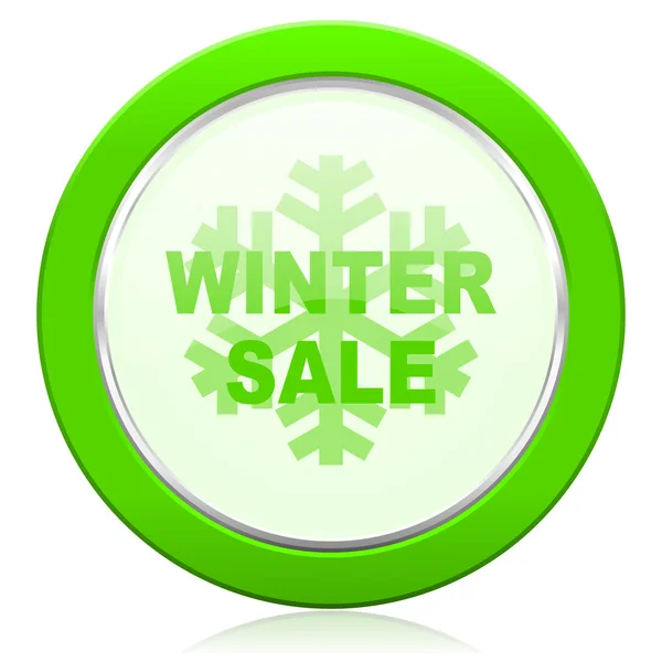 Winter sale icon — Stock Photo, Image