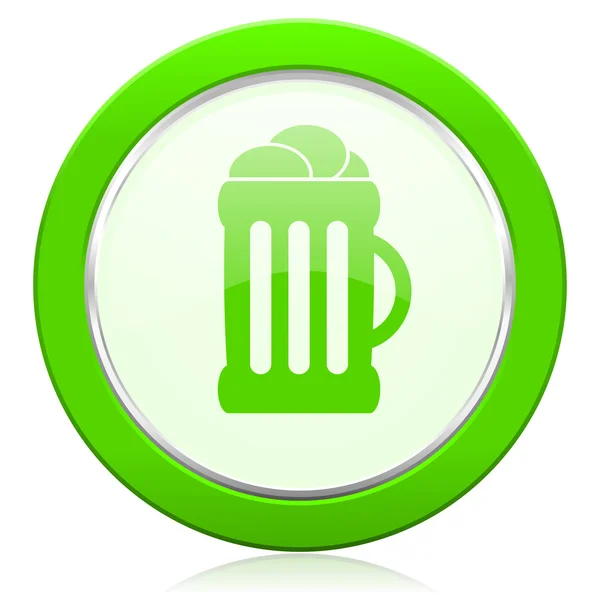 Beer icon mug sign — Stock Photo, Image