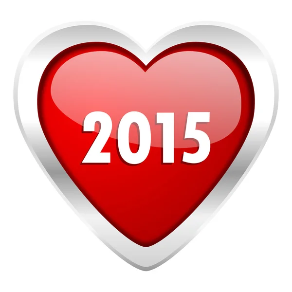 Neujahr 2015 Valentinstag Symbol Neujahr Symbol — Stockfoto