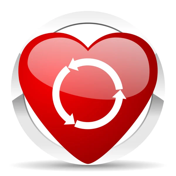 Valentine icon aktualisieren valentine icon neu laden — Stockfoto