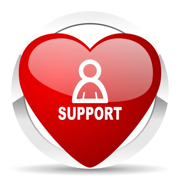 Wsparcia valentine ikona — Zdjęcie stockowe