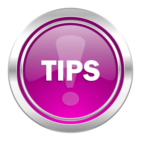 Tips violet pictogram — Stockfoto