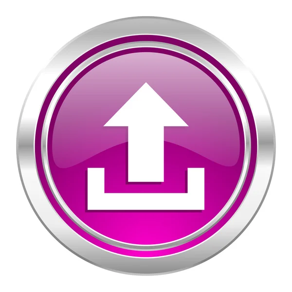 Upload violet icon — Stock Photo, Image