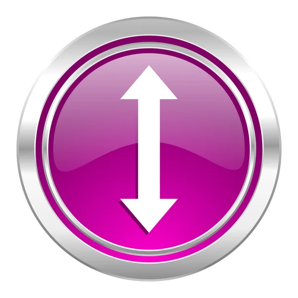 Flecha icono violeta —  Fotos de Stock